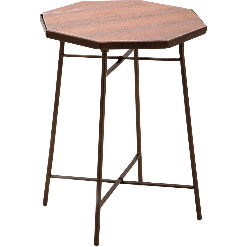 Heston Marble Top Side Table