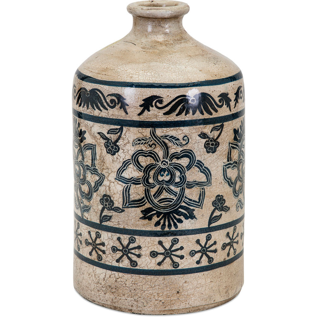 Langston Large Hand-painted Vase