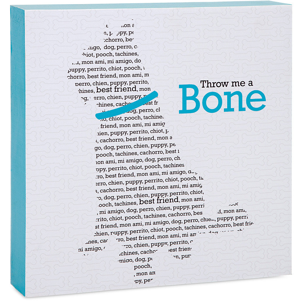 Throw Me A Bone Wall Decor