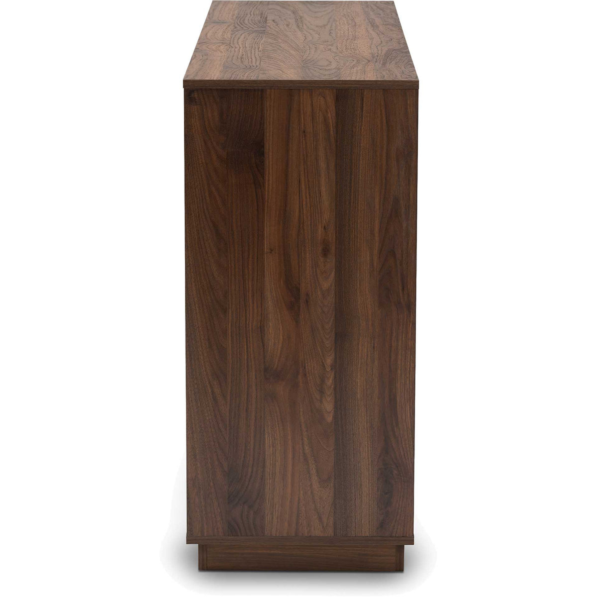 Mega 6-Drawer Dresser White/Walnut