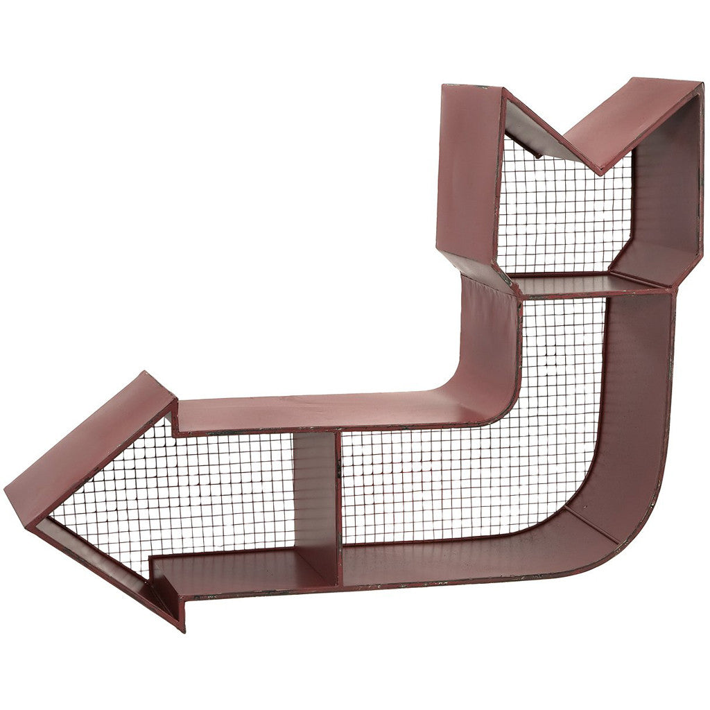 Red Arrow Wall Shelf