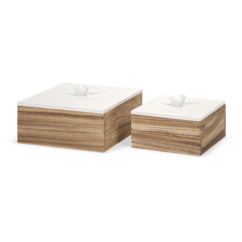 Madison Lidded Boxes (Set of 2)