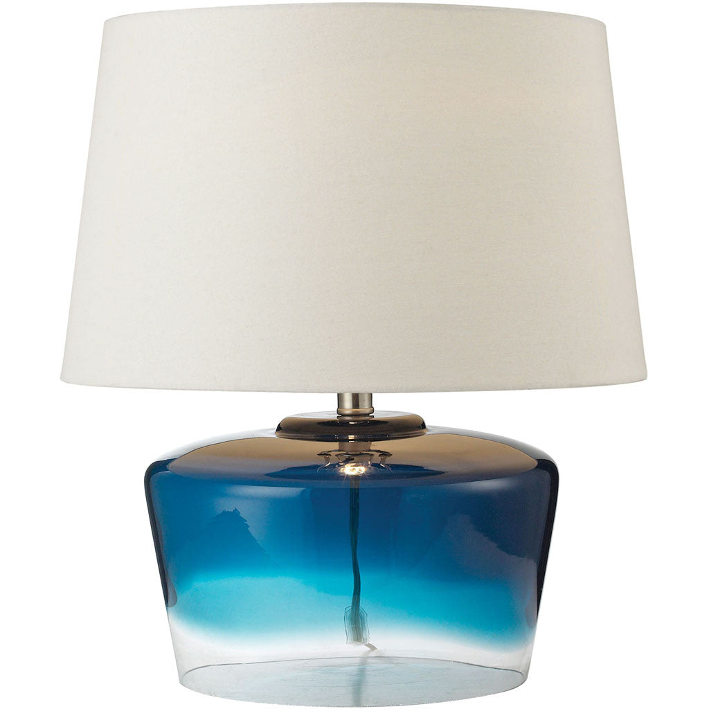 Moore Well Boutique Glass Table Lamp Wide