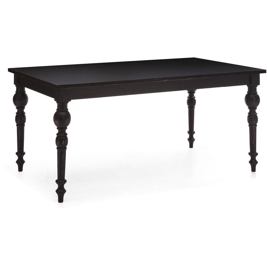 Sandisfield Dining Table Antique Black