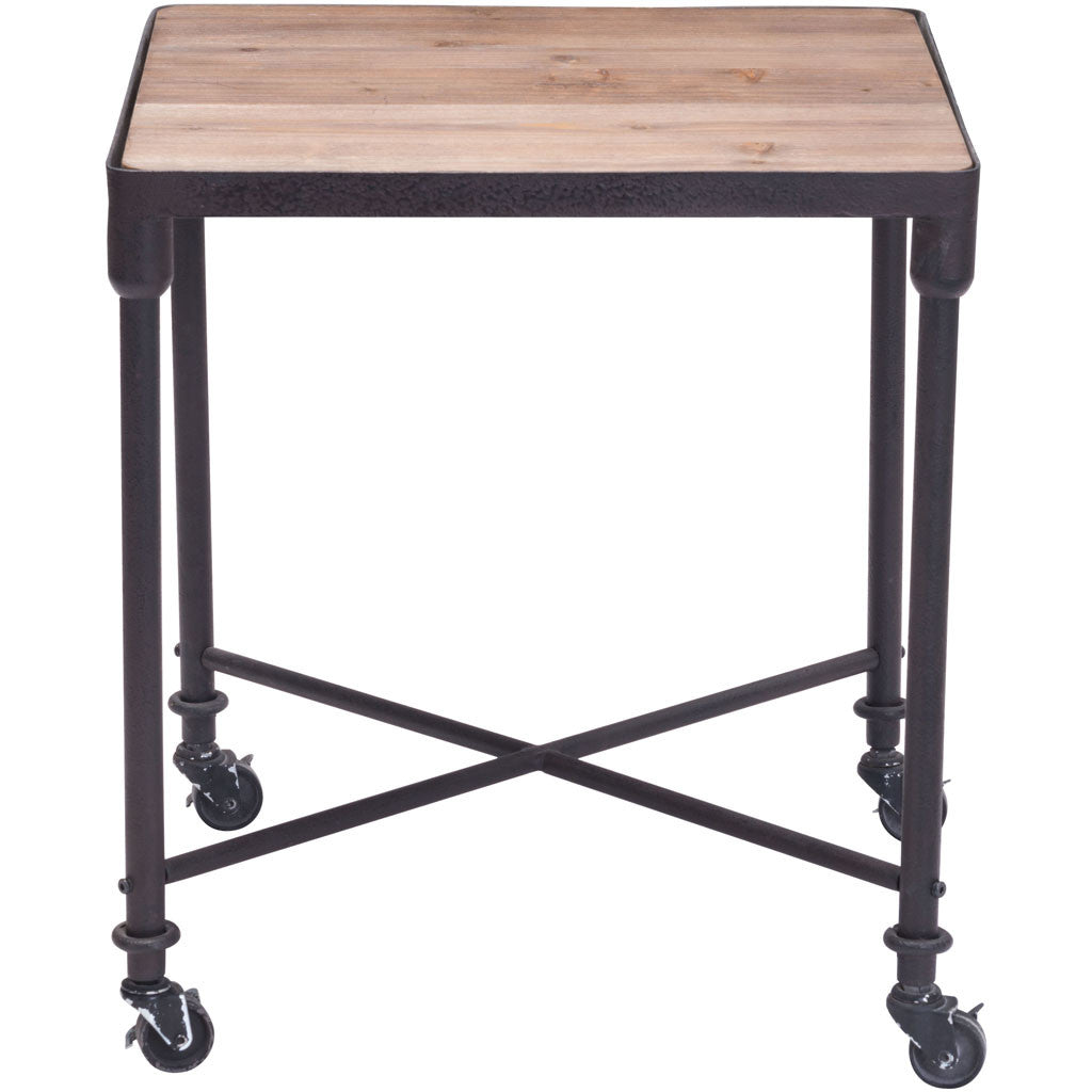 Mansfield Side Table Distressed Natural