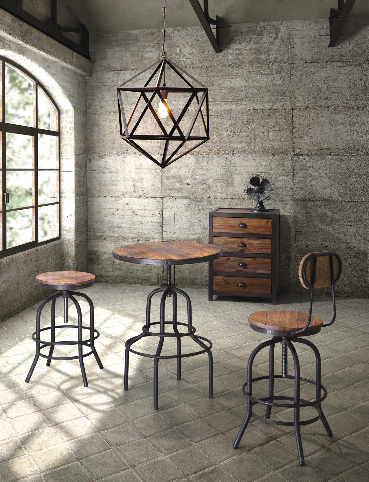 Tolland Bar Chair Distressed Natural