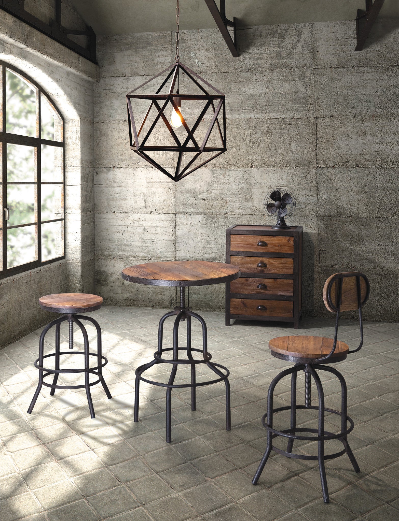 Tolland Bar Chair Distressed Natural