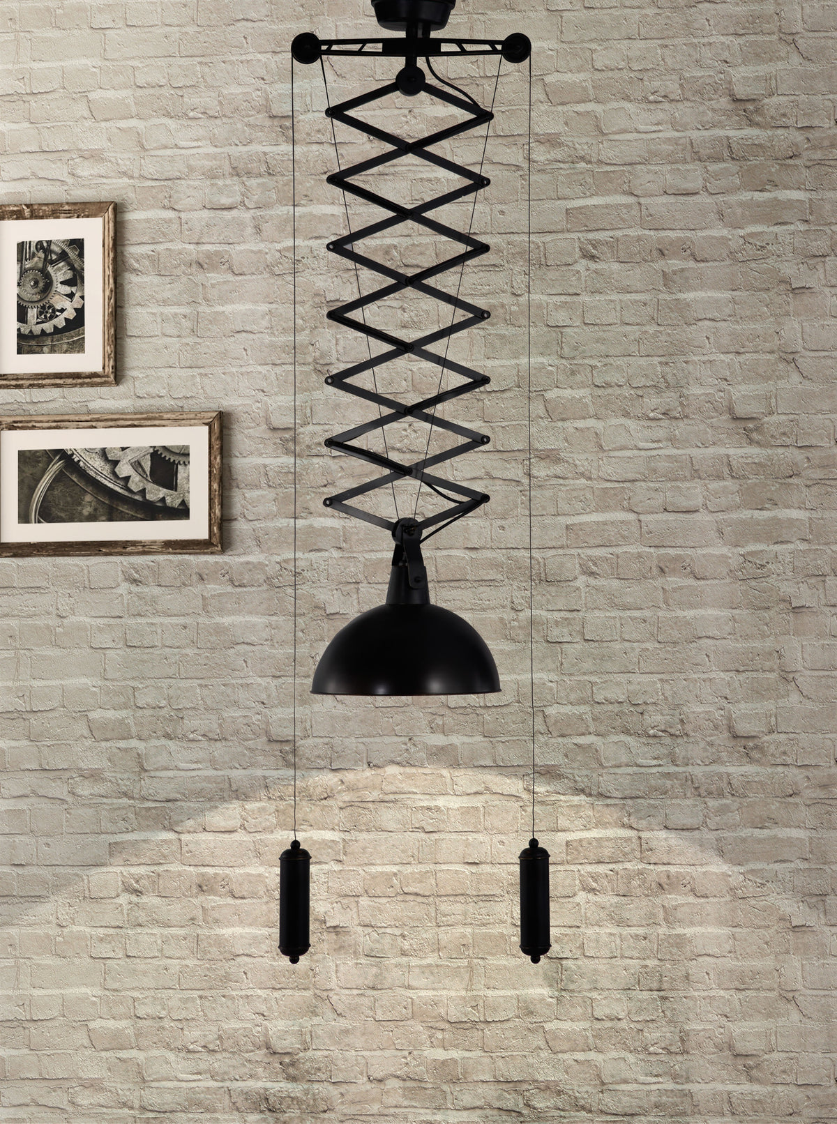 Esmeralda Ceiling Lamp Antique Black Gold