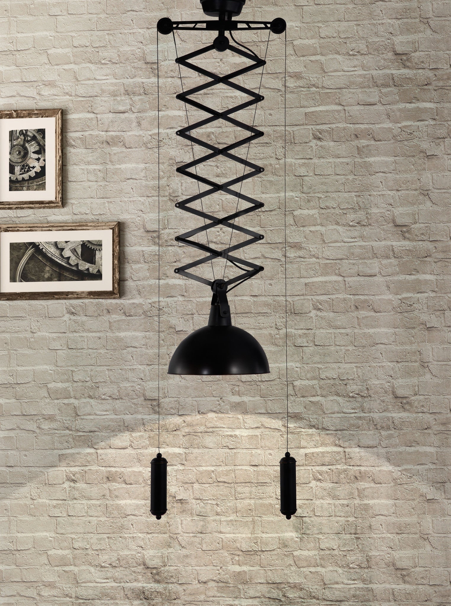 Esmeralda Ceiling Lamp Antique Black Gold