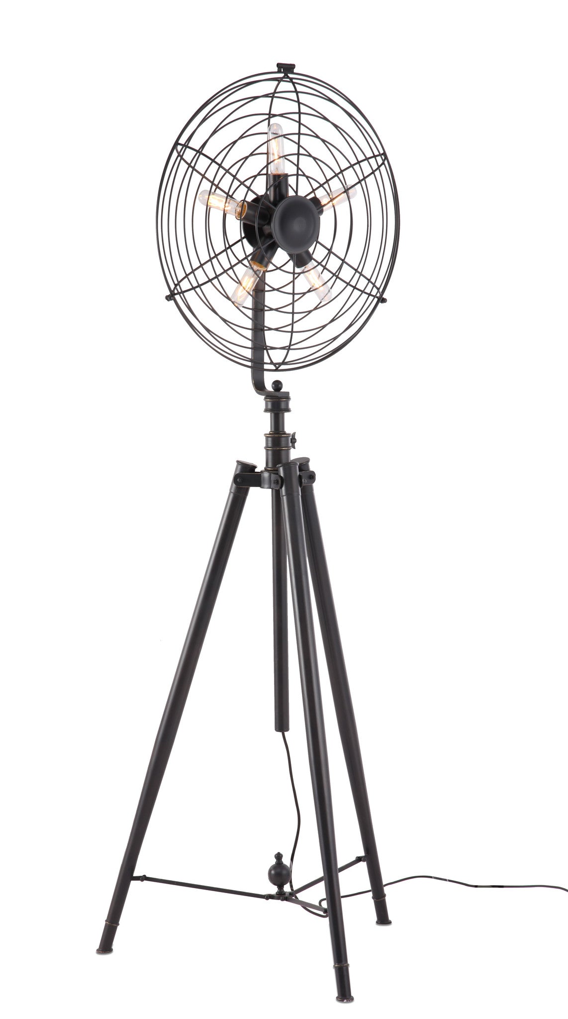 Orion Floor Lamp Antique Black Gold