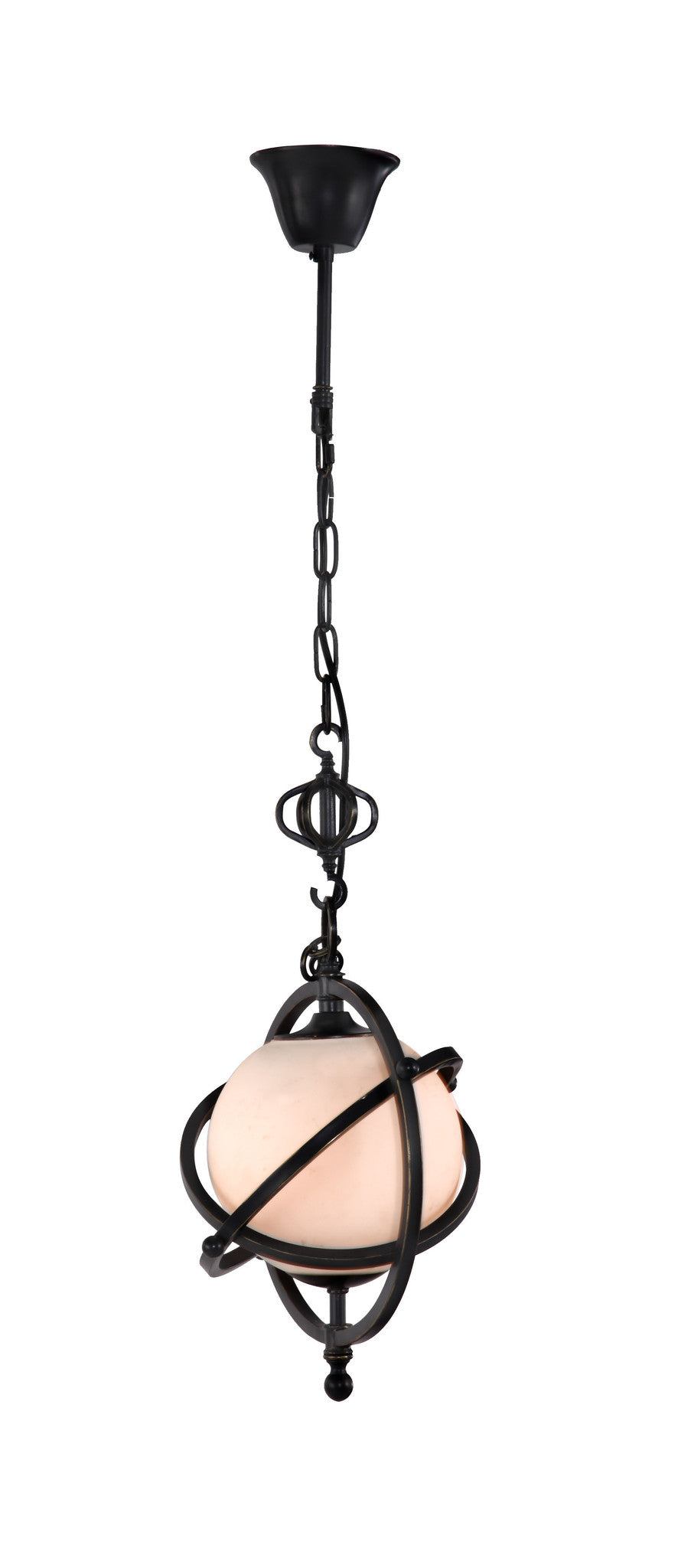 Tabor Ceiling Lamp Antique Black Gold