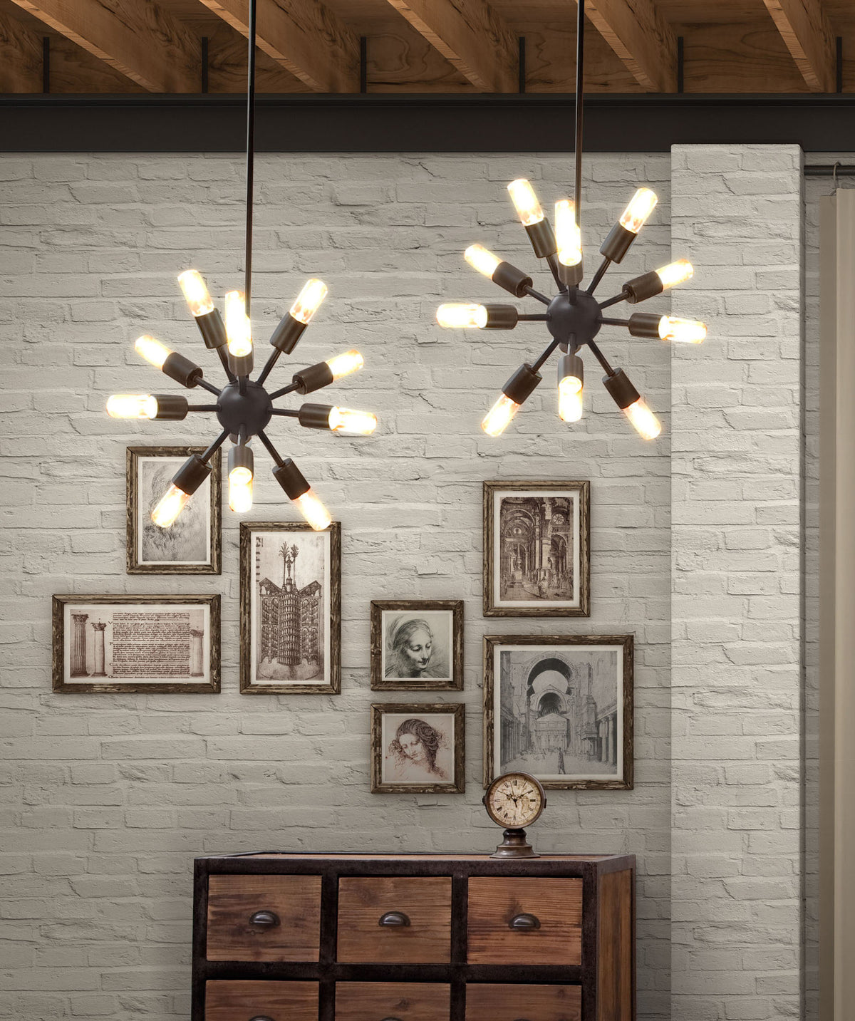 Seraph Ceiling Lamp Small Rust