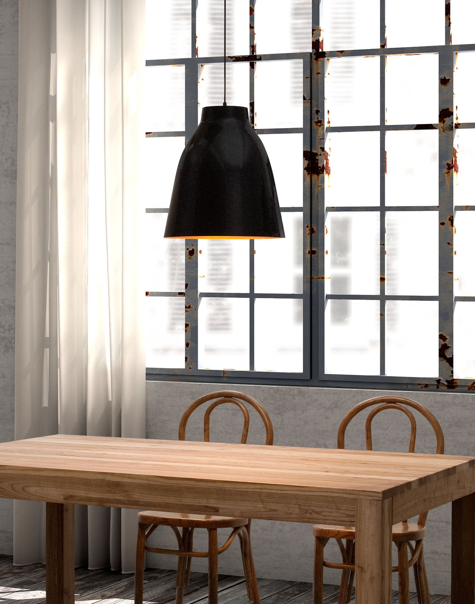 Beek Ceiling Lamp Matte Black