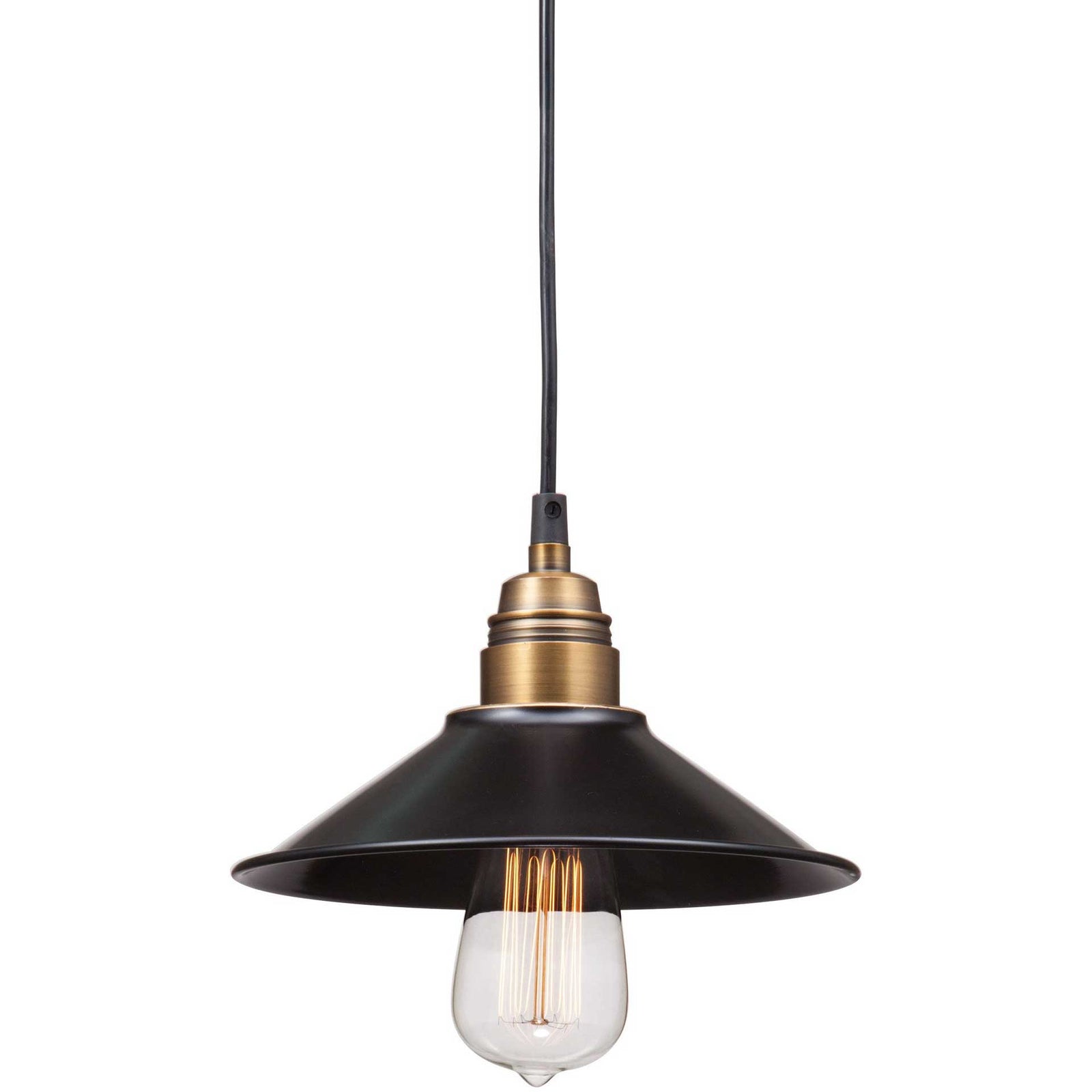 Almelo Ceiling Lamp Antique Black Gold & Brass