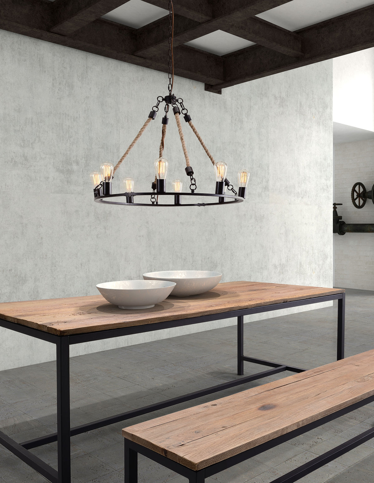 Gilze Ceiling Lamp Twine