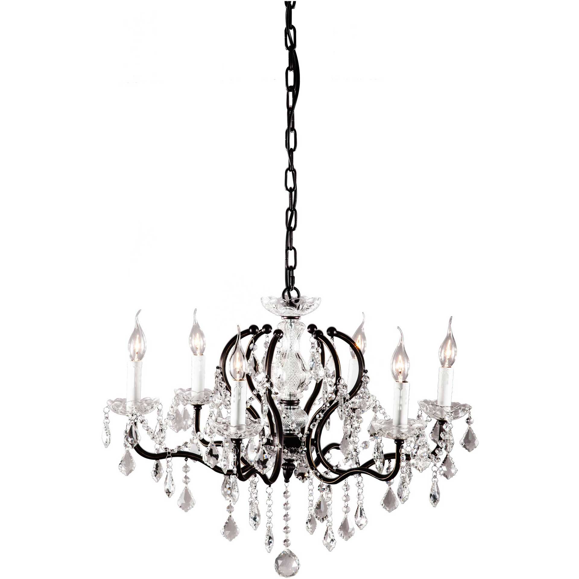 Goes Ceiling Lamp Rust Black & Crystal