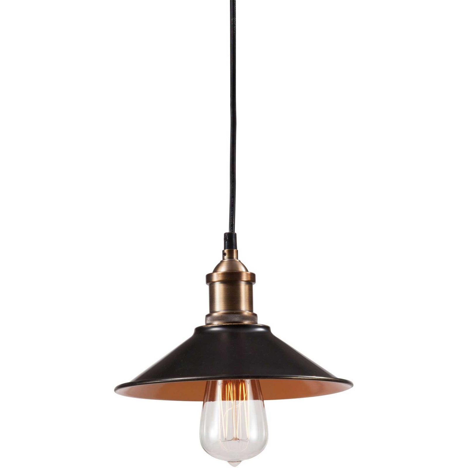 Marne Ceiling Lamp Antique Black Gold & Copper