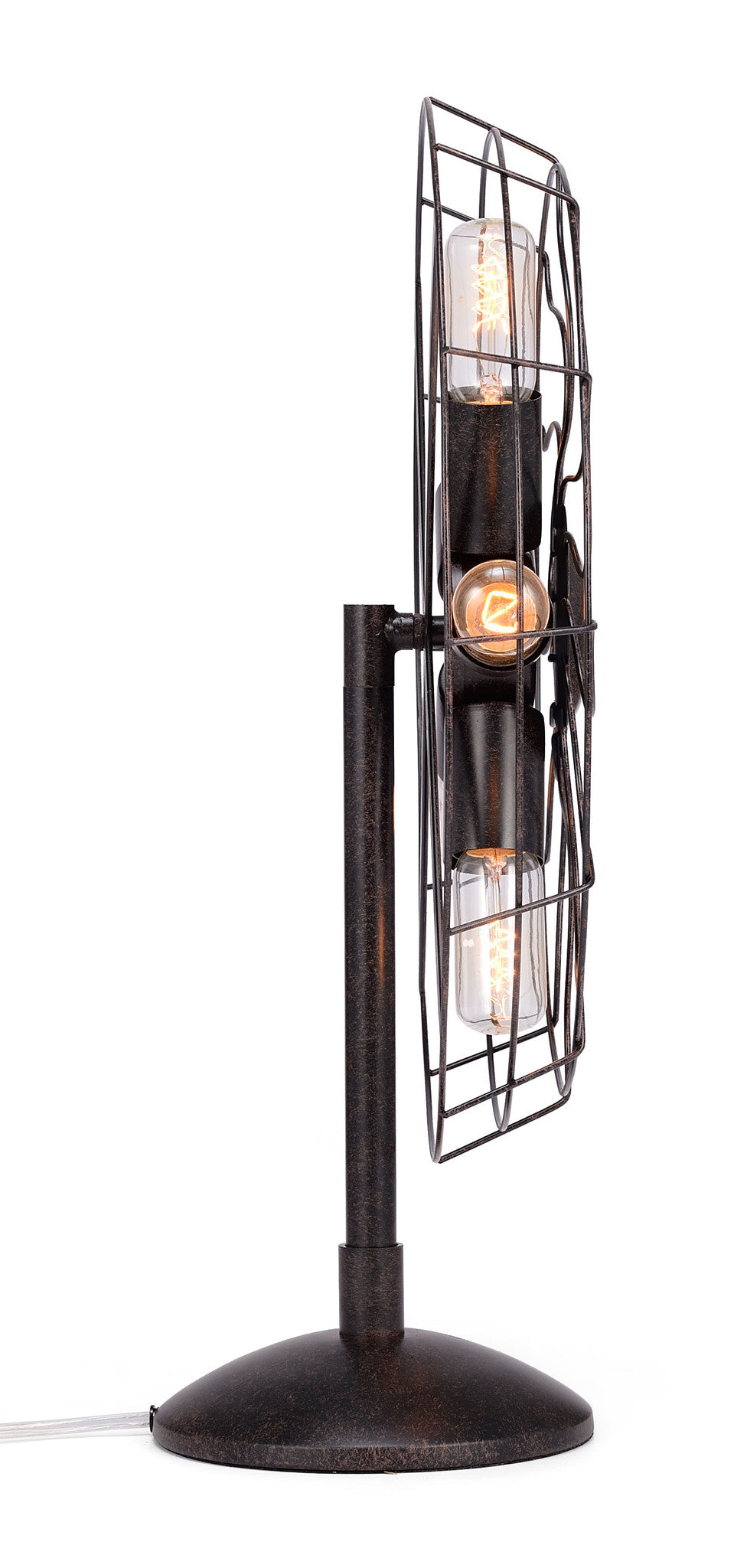 Shelby Table Lamp Rust Black