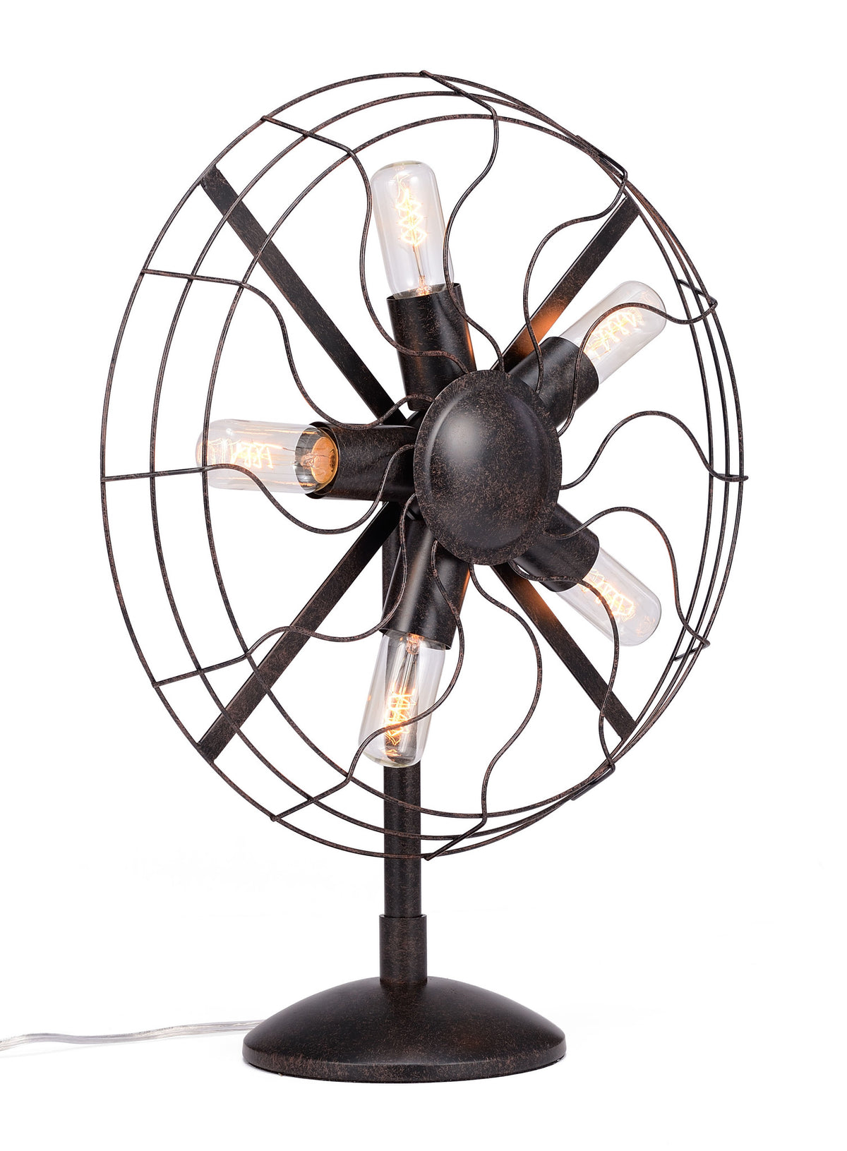 Shelby Table Lamp Rust Black