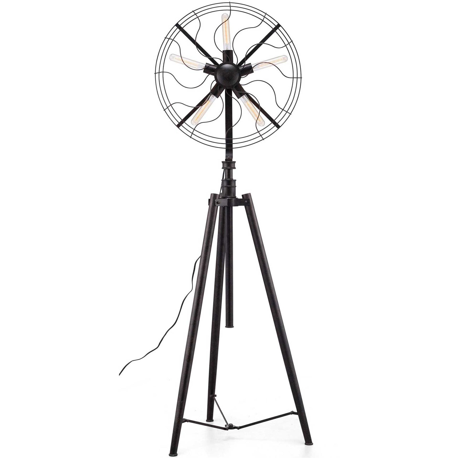 Shelby Floor Lamp Rust Black