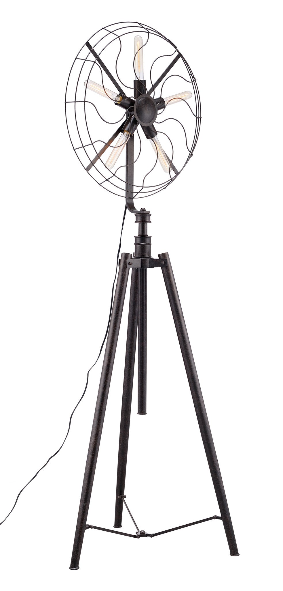 Shelby Floor Lamp Rust Black