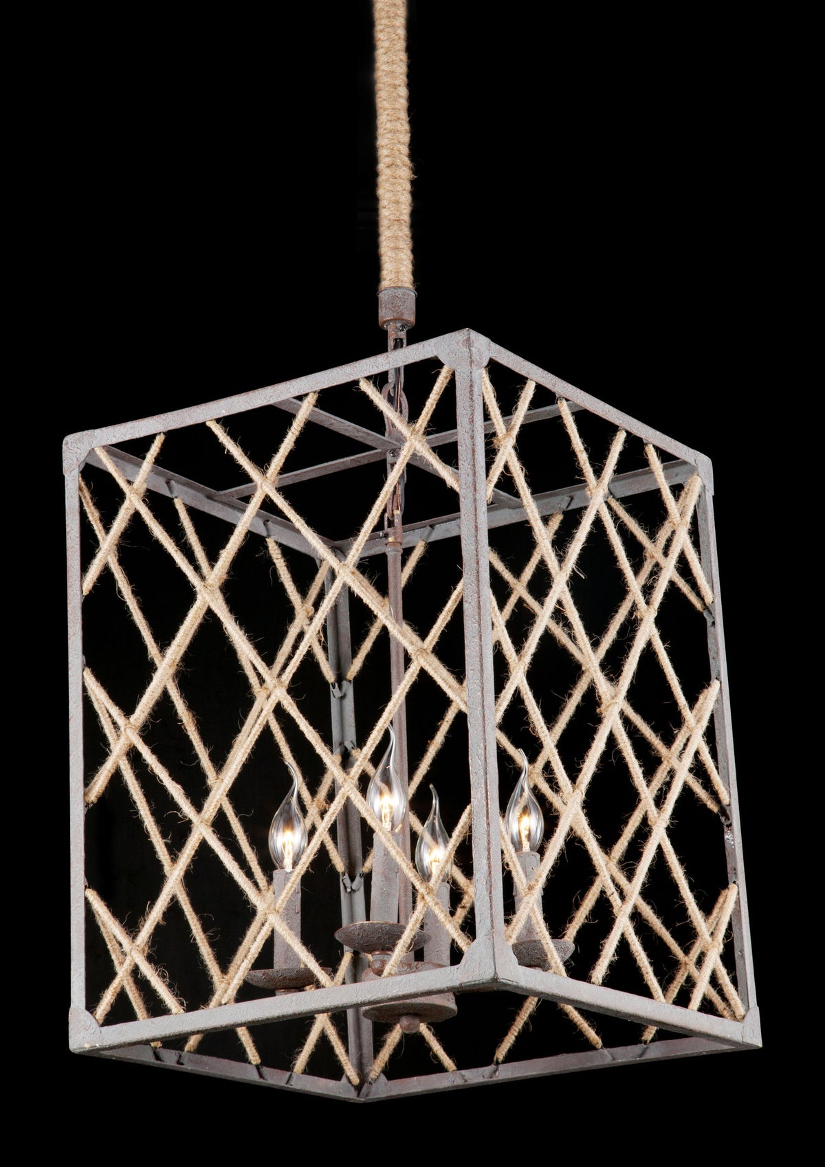 Sint Ceiling Lamp Twine & Iron