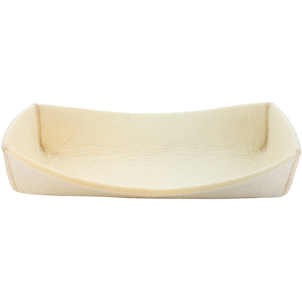 Olt Felt Rectangle Tray Cream