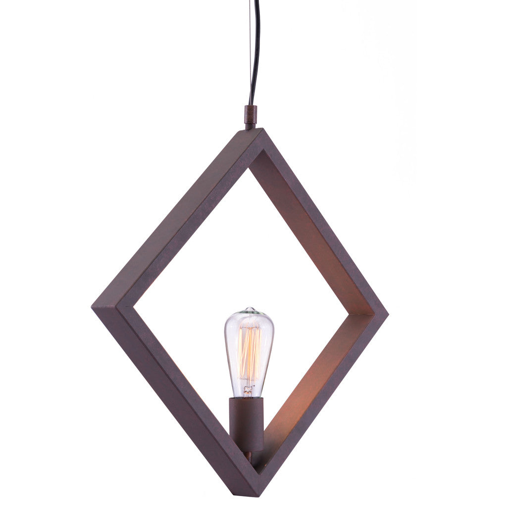 Rotary Ceiling Lamp Rust