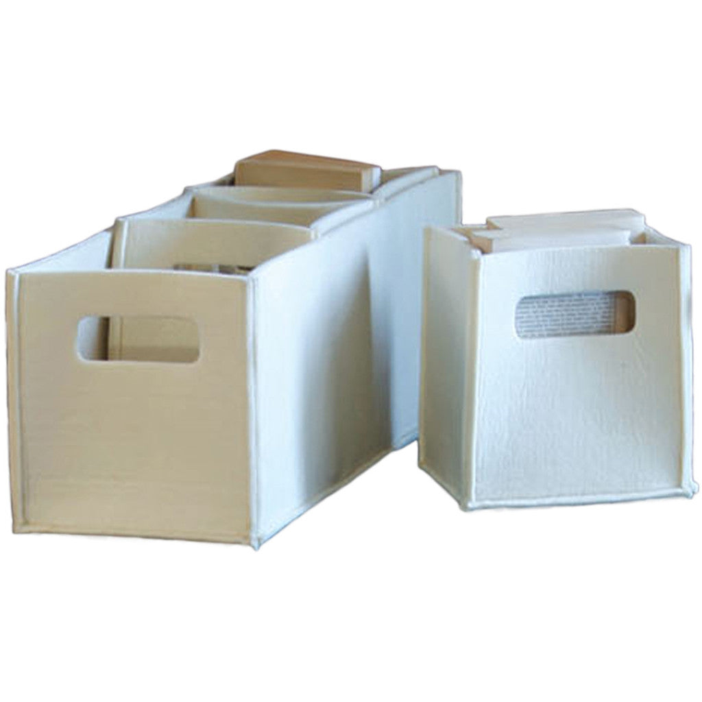 Olt Felt Rectangle Tote Cream