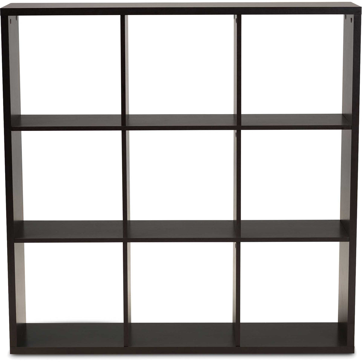 James 9-Cube Shelving Unit Dark Brown