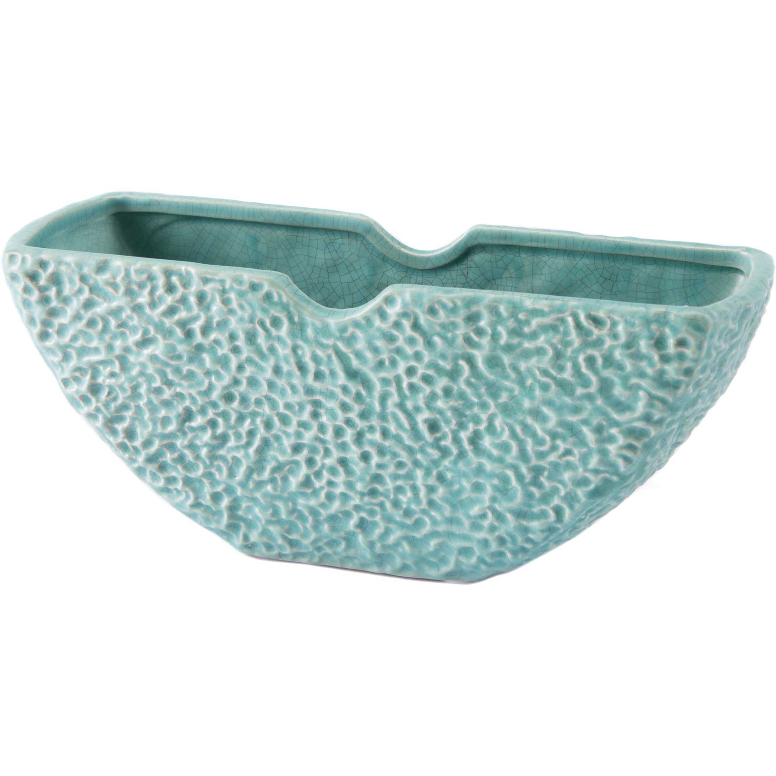 Lineal Half Moon Bowl Matte Green