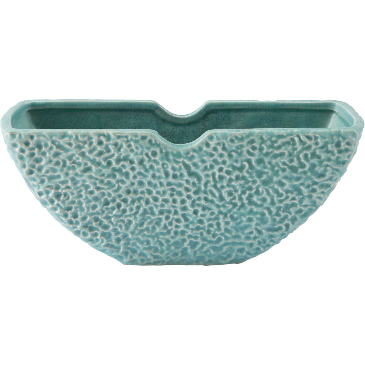 Lineal Half Moon Bowl Matte Green