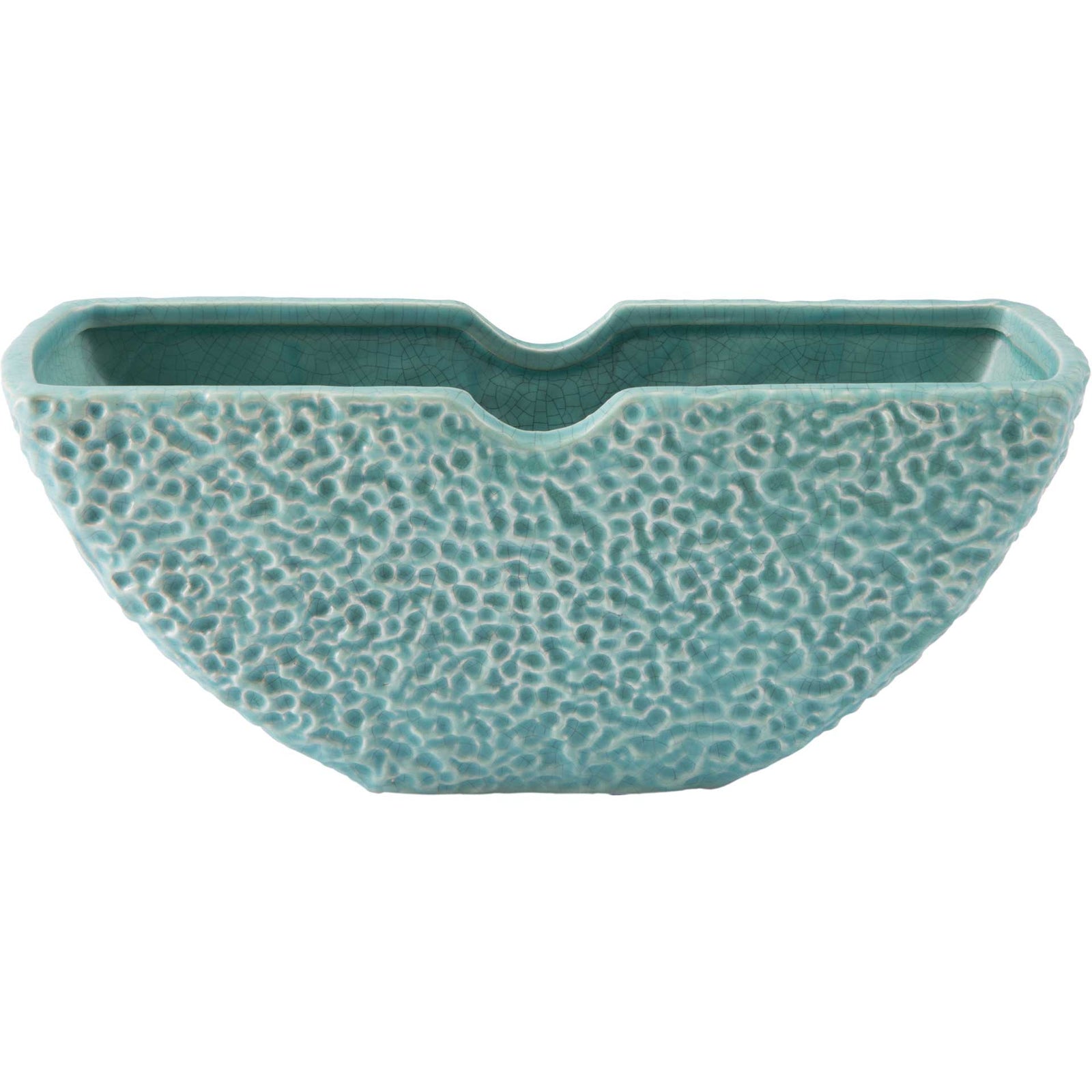 Lineal Half Moon Bowl Matte Green