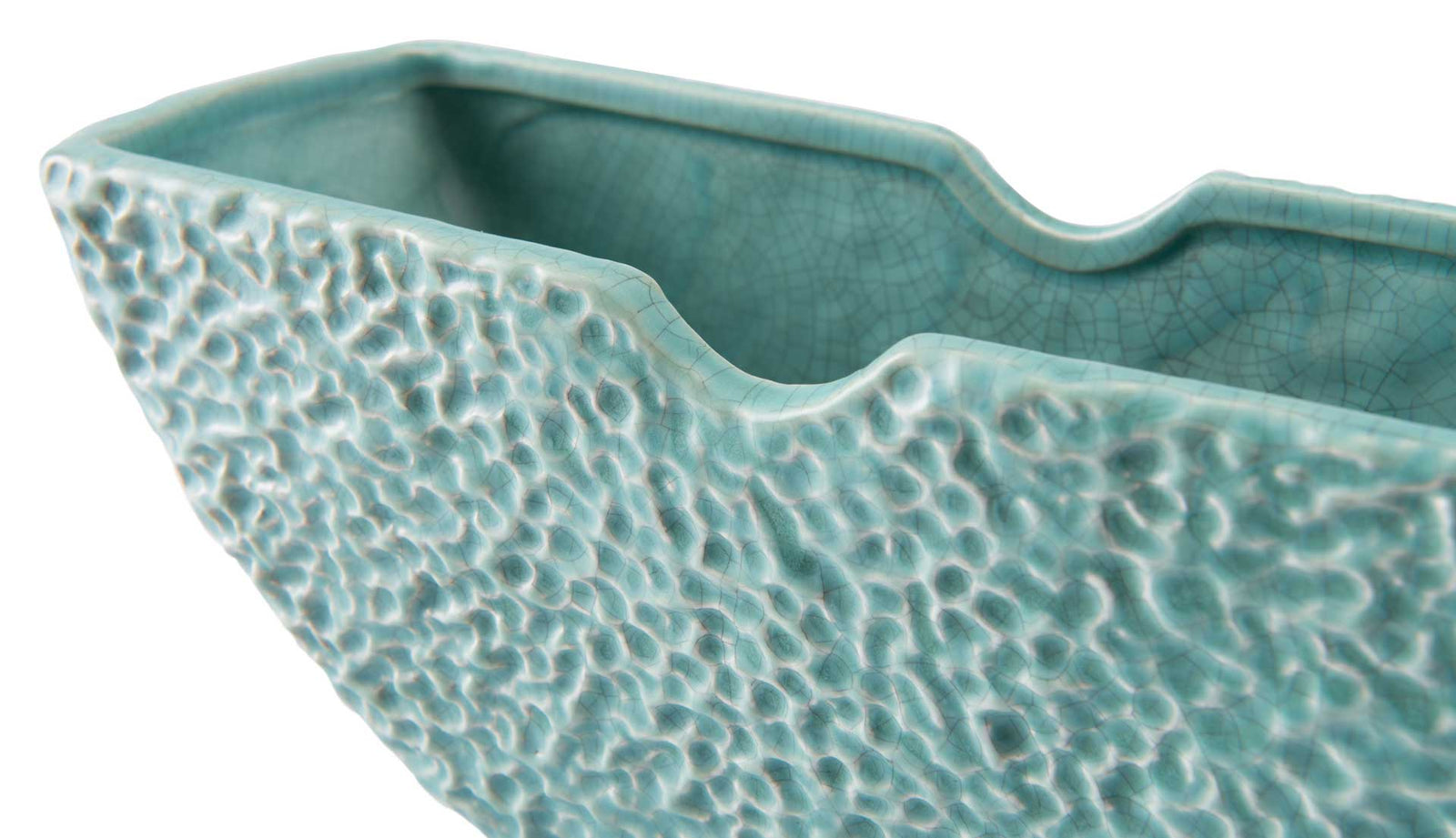 Lineal Half Moon Bowl Matte Green