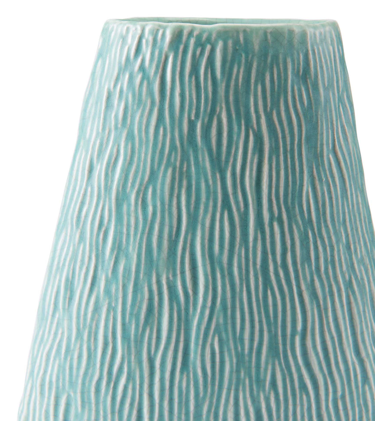 Lineal Vase Matte Green
