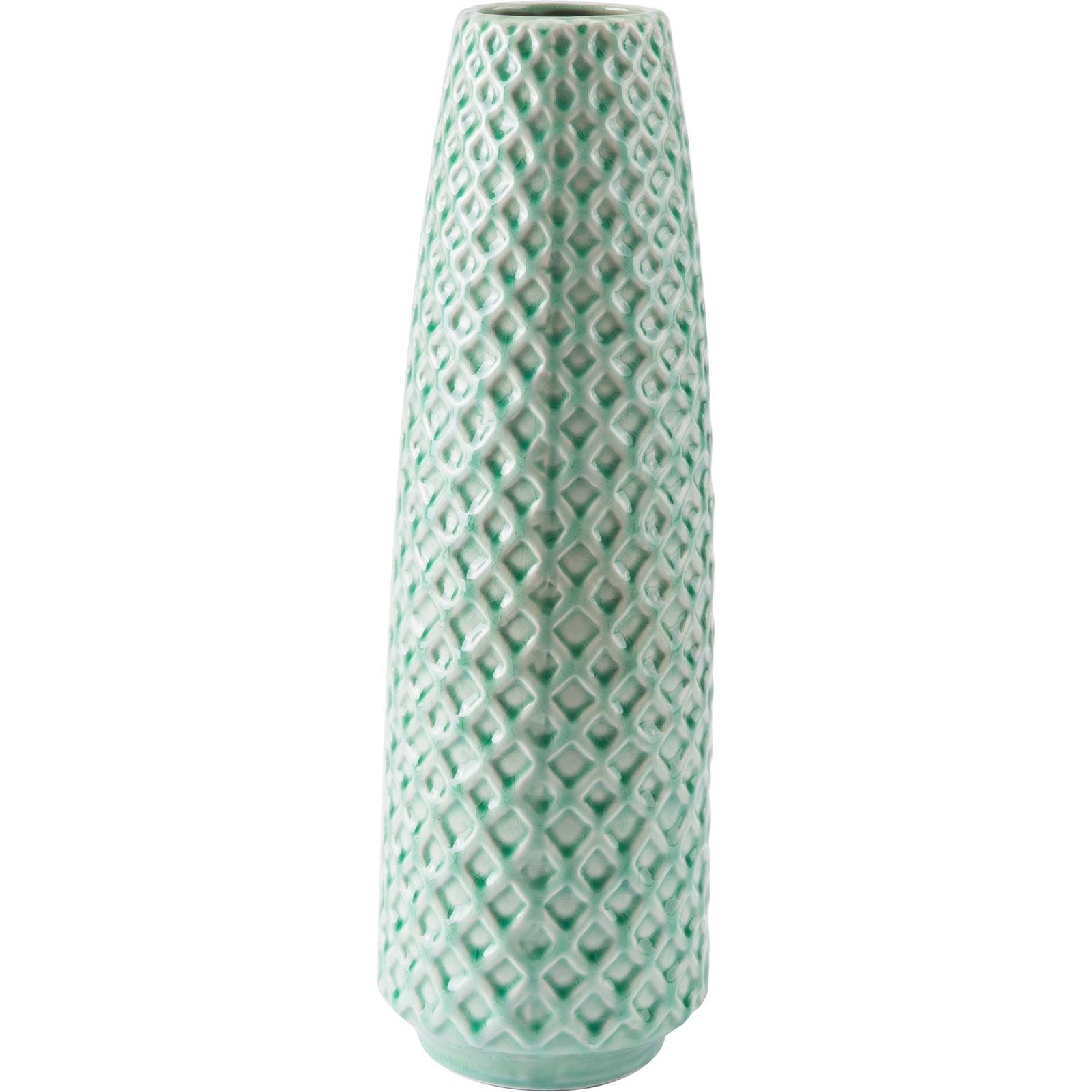 Rombo Vase Light Green