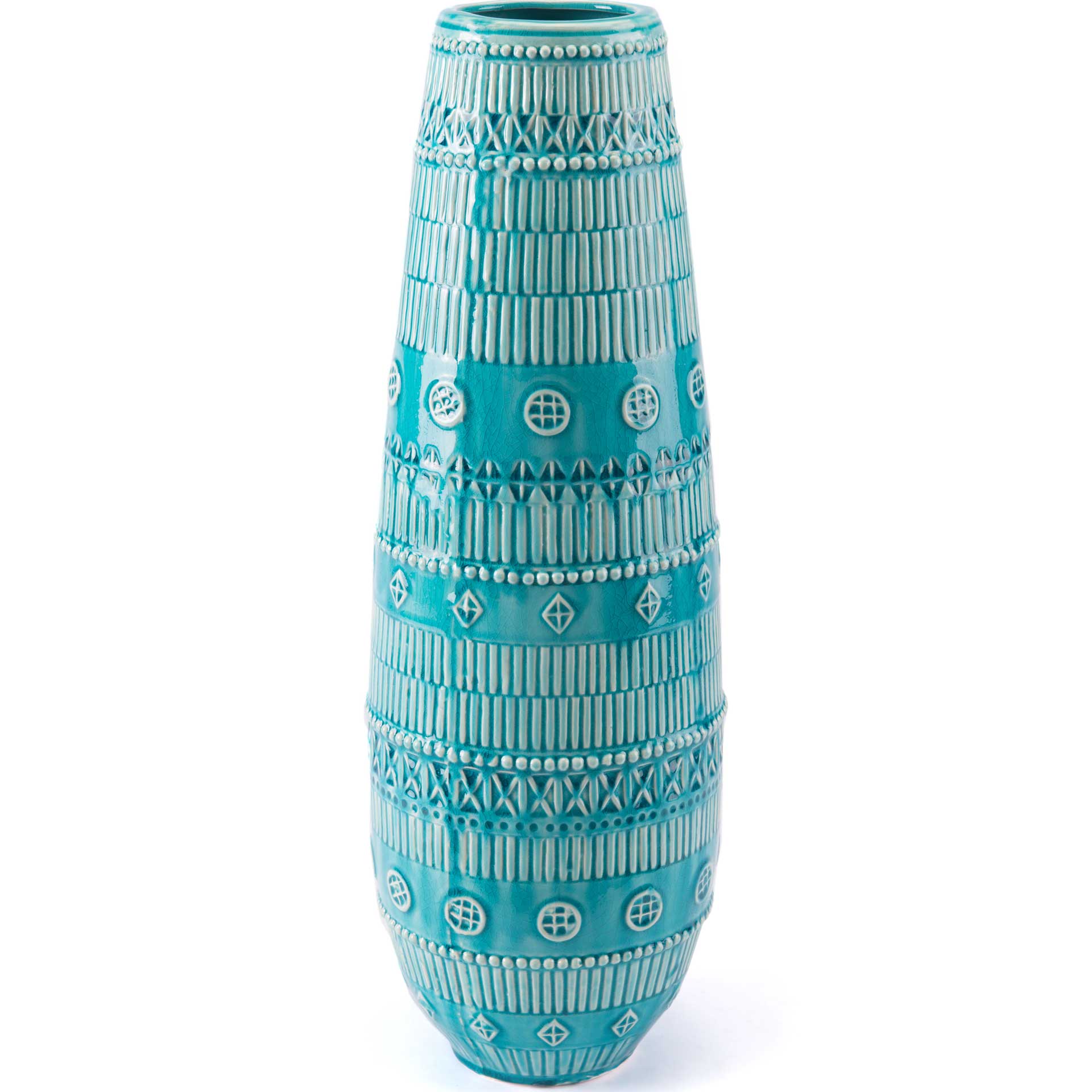 Tribal Vase Blue
