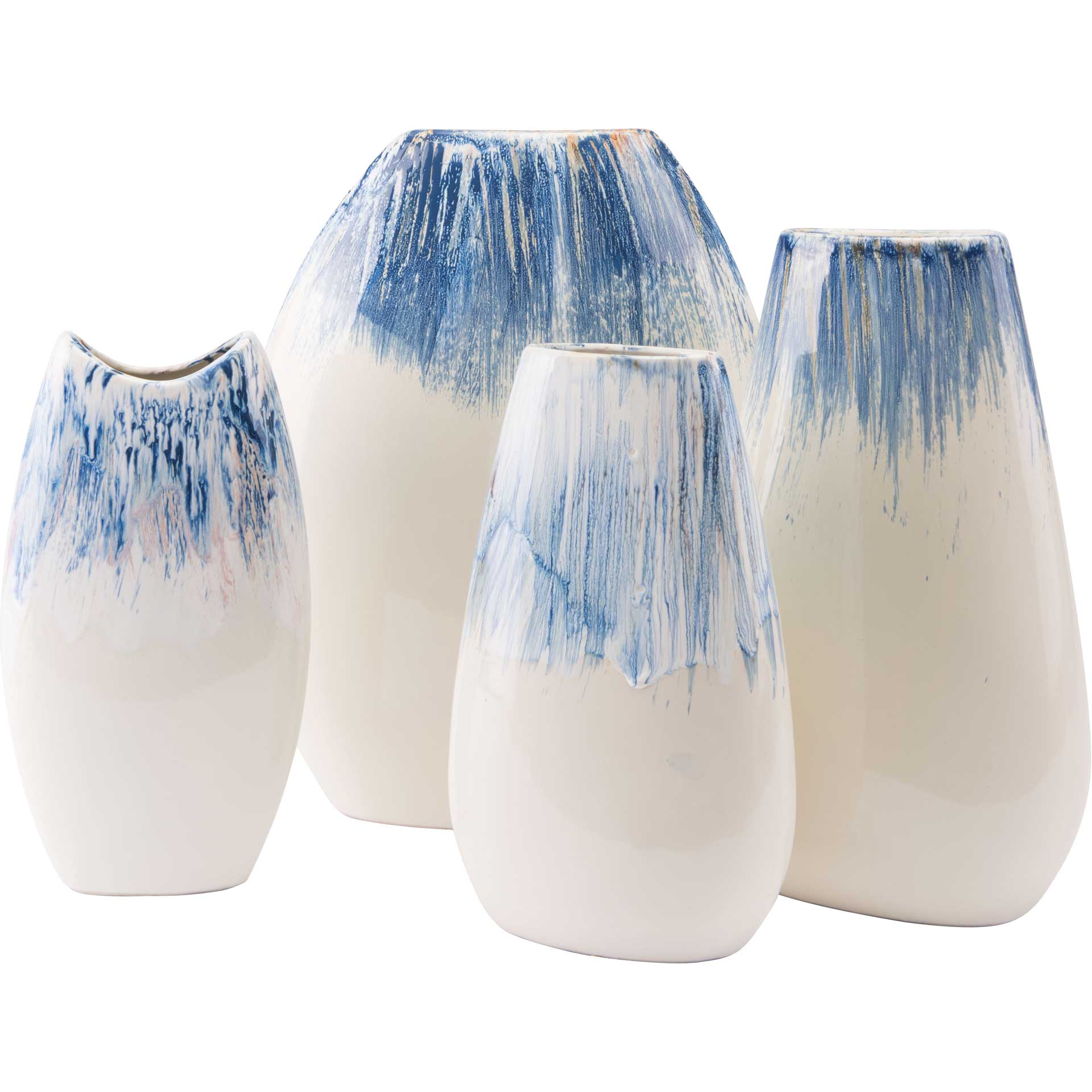 Ombre Vase Blue/White