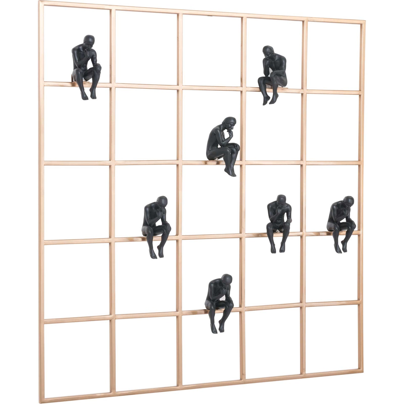 Wall of Thought Antique Brass