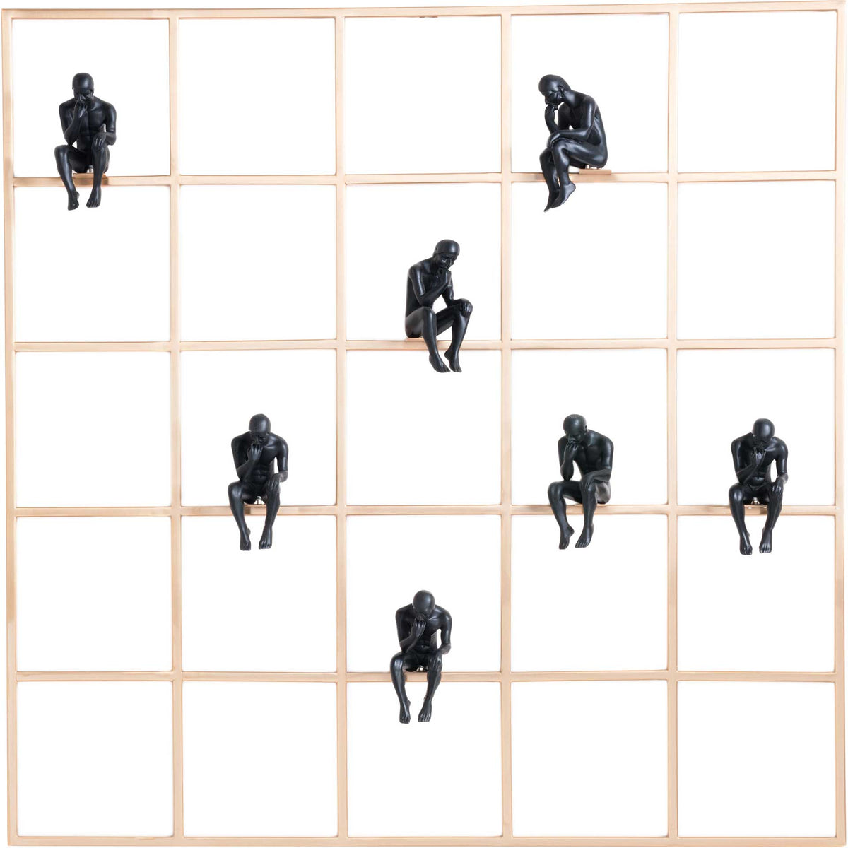 Wall of Thought Antique Brass