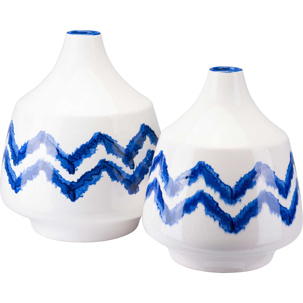 Chevron Bottle Cobalt