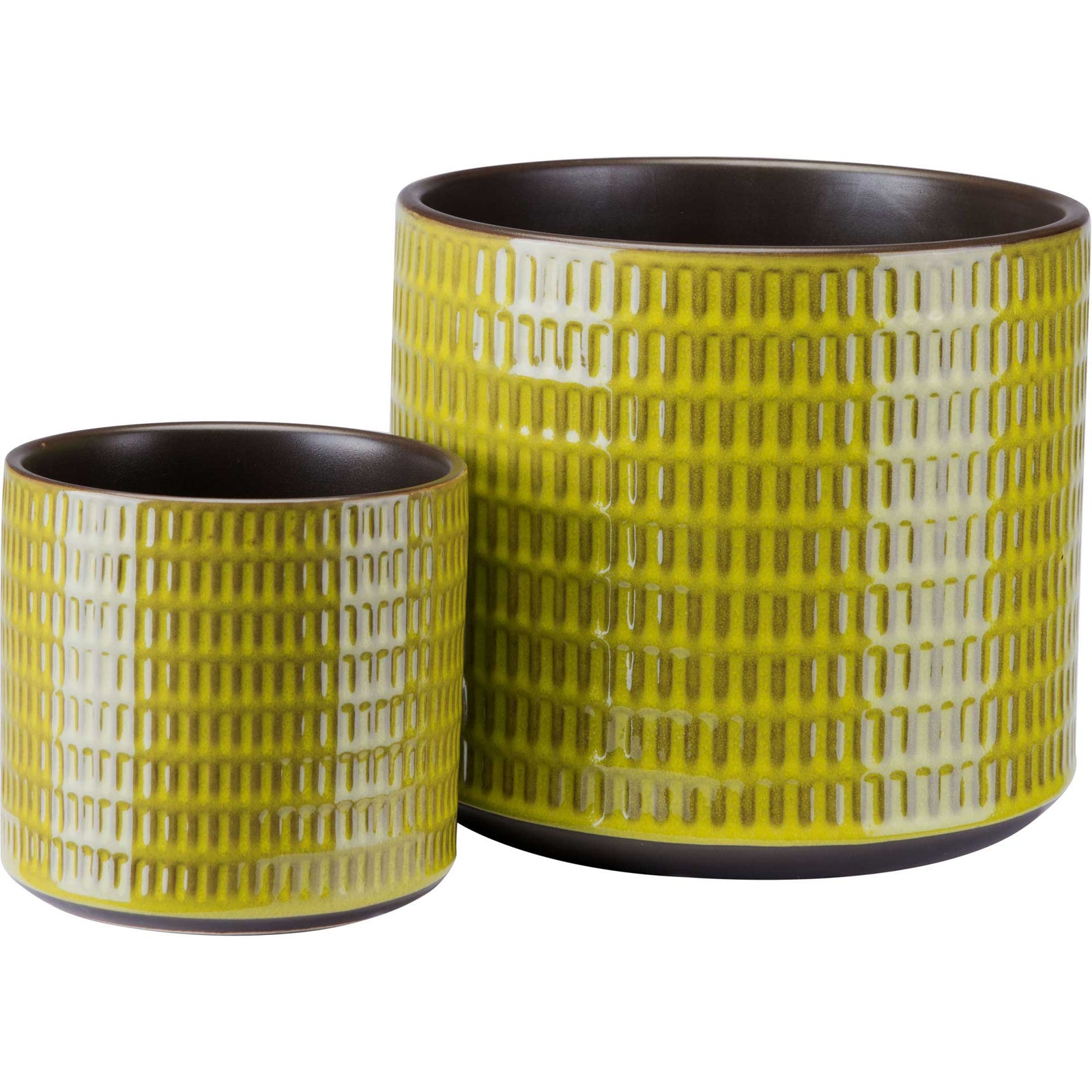 Cylinder Planter Olive Green