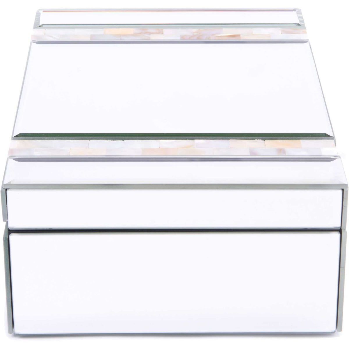 Mother of Pearl Stripes Mirror Box