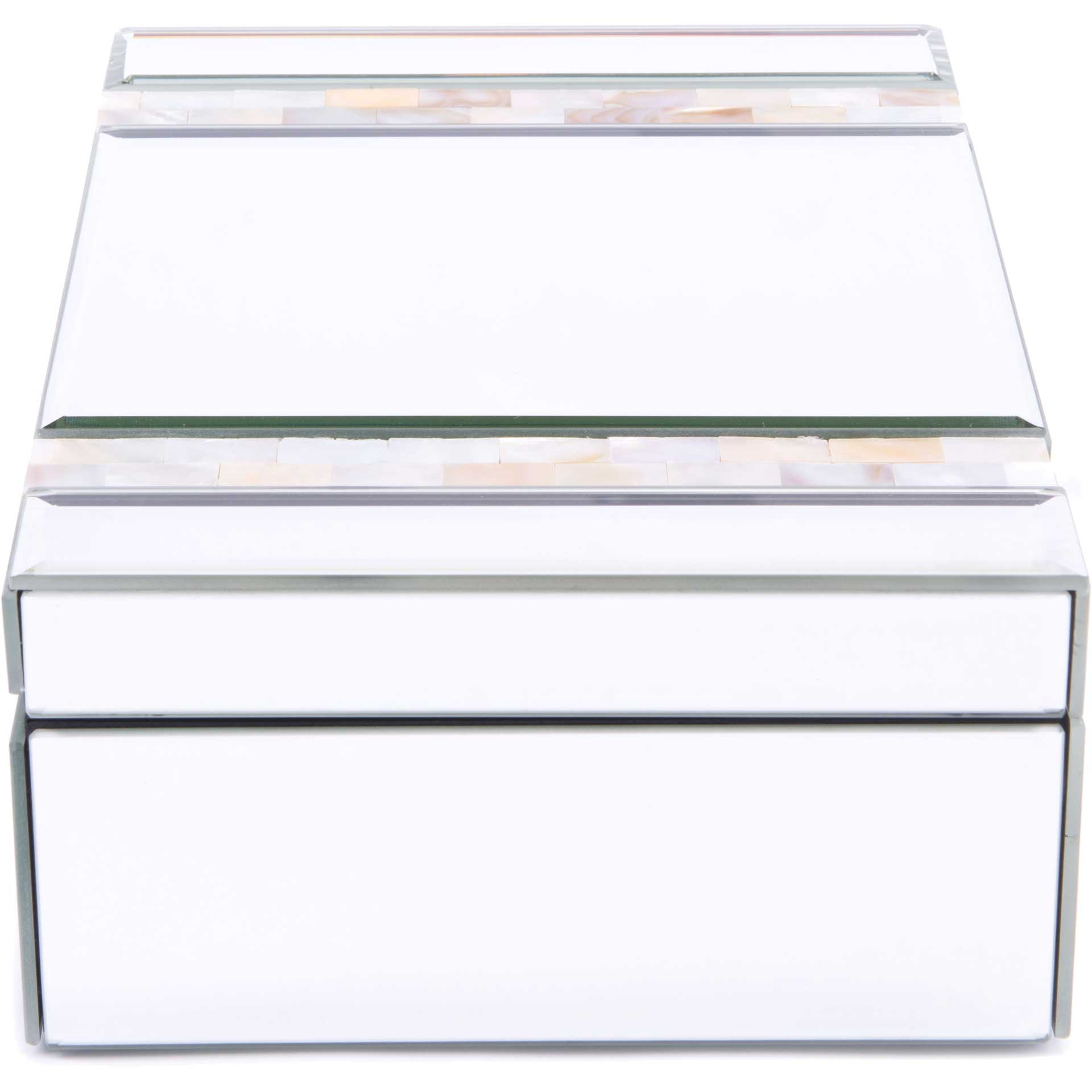 Mother of Pearl Stripes Mirror Box