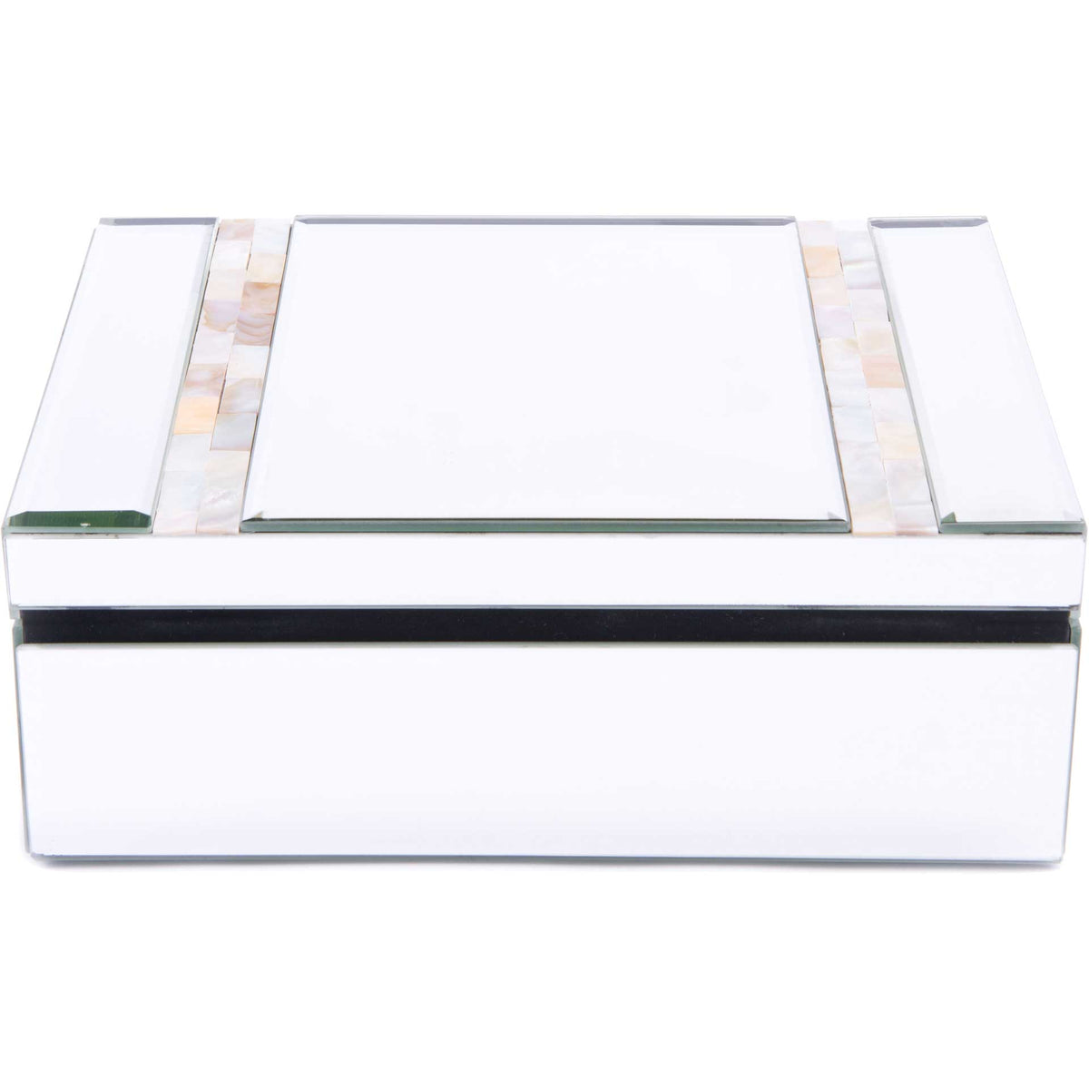 Mother of Pearl Stripes Mirror Box