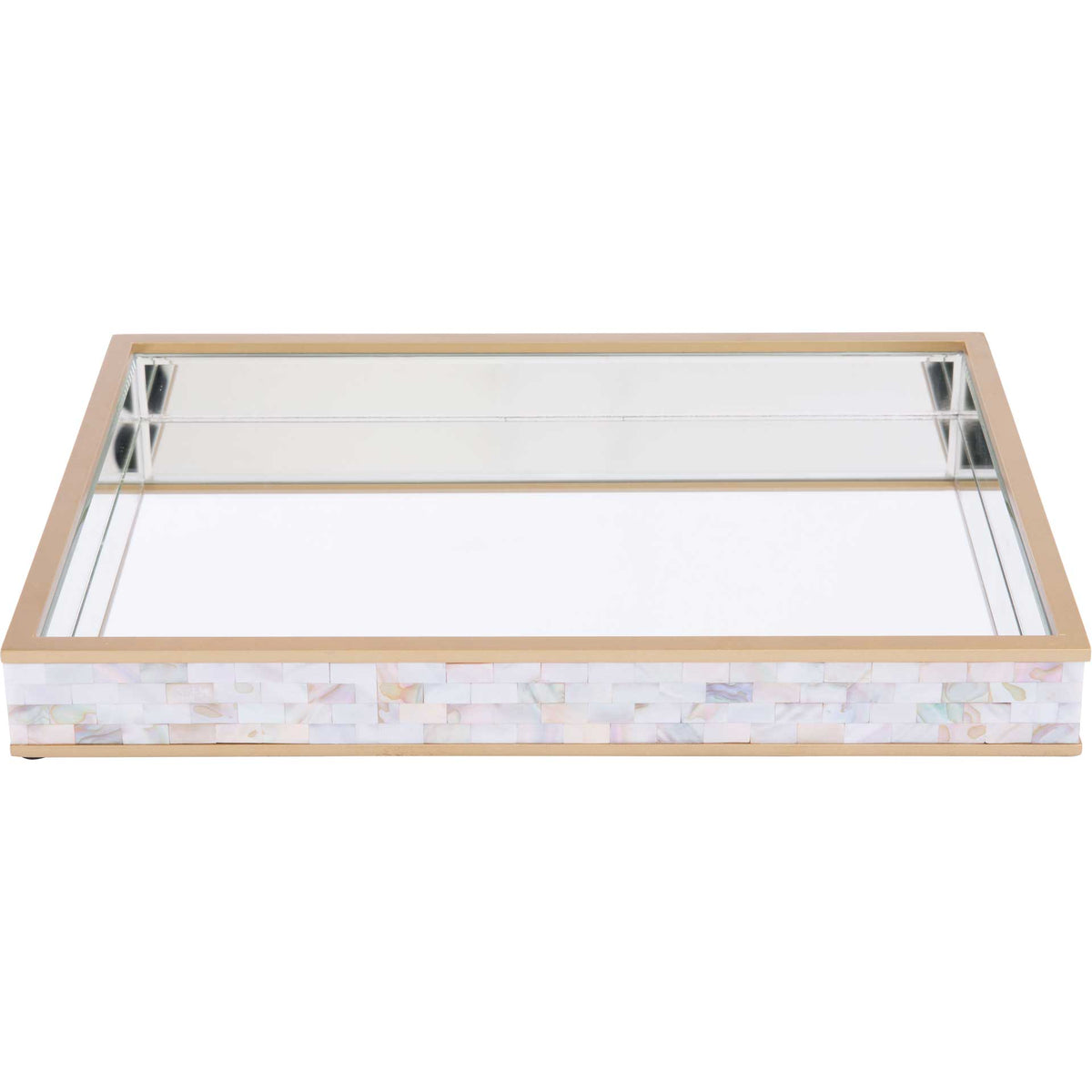 Mother of Pearl Mirror Tray