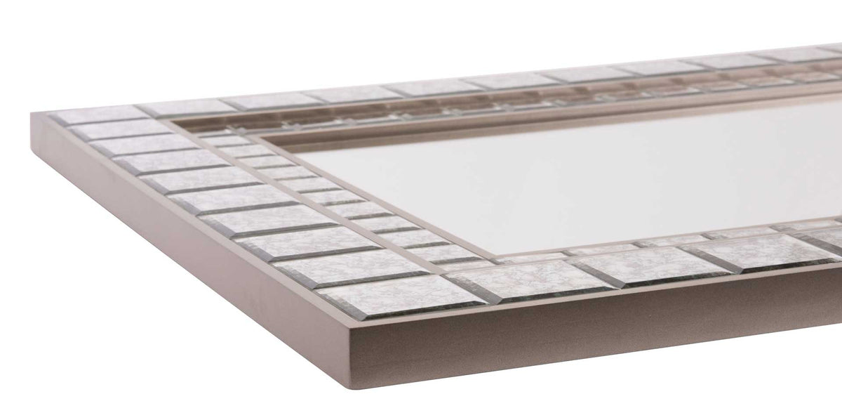 Antique Squares Mirror