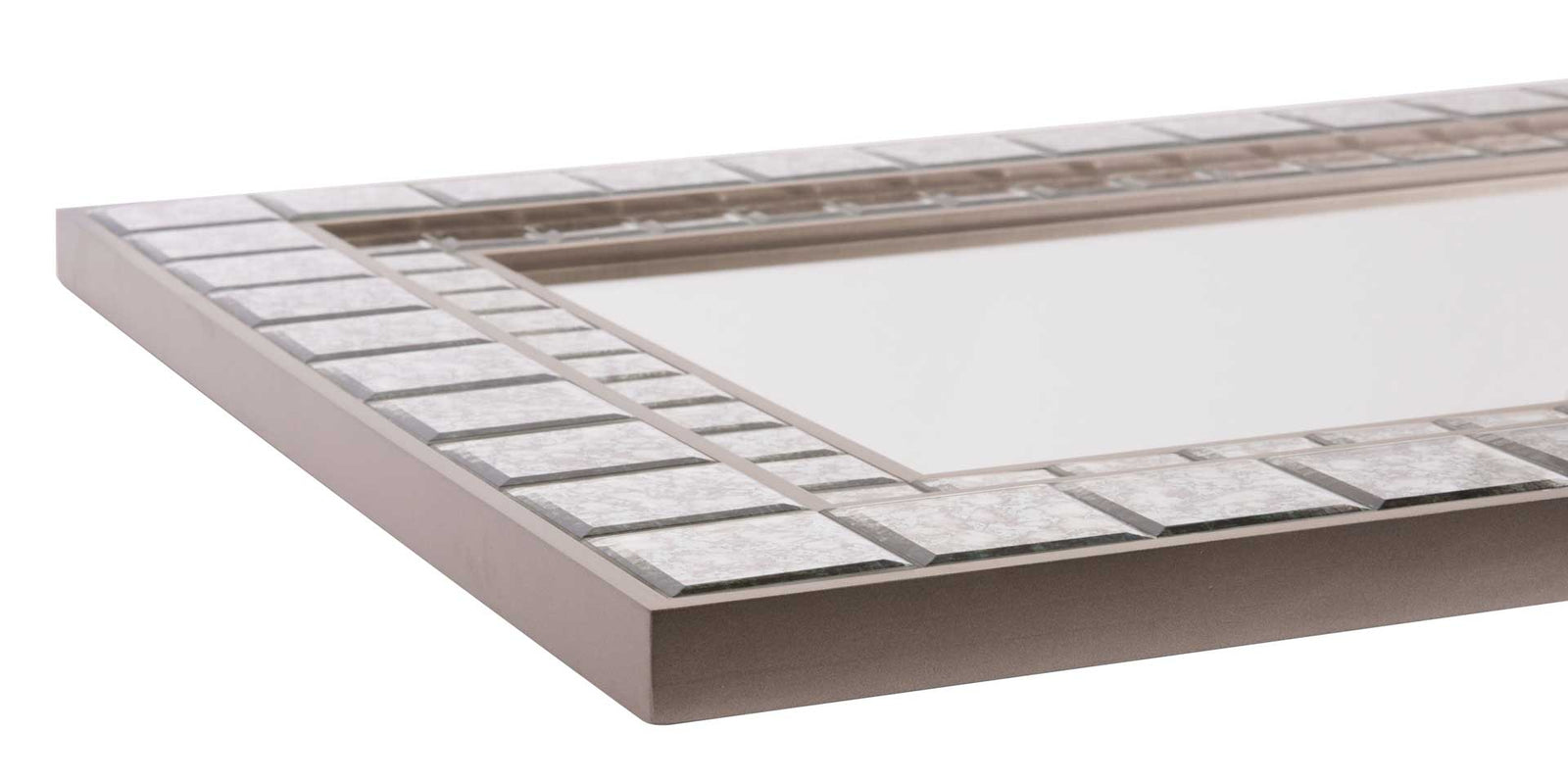 Antique Squares Mirror