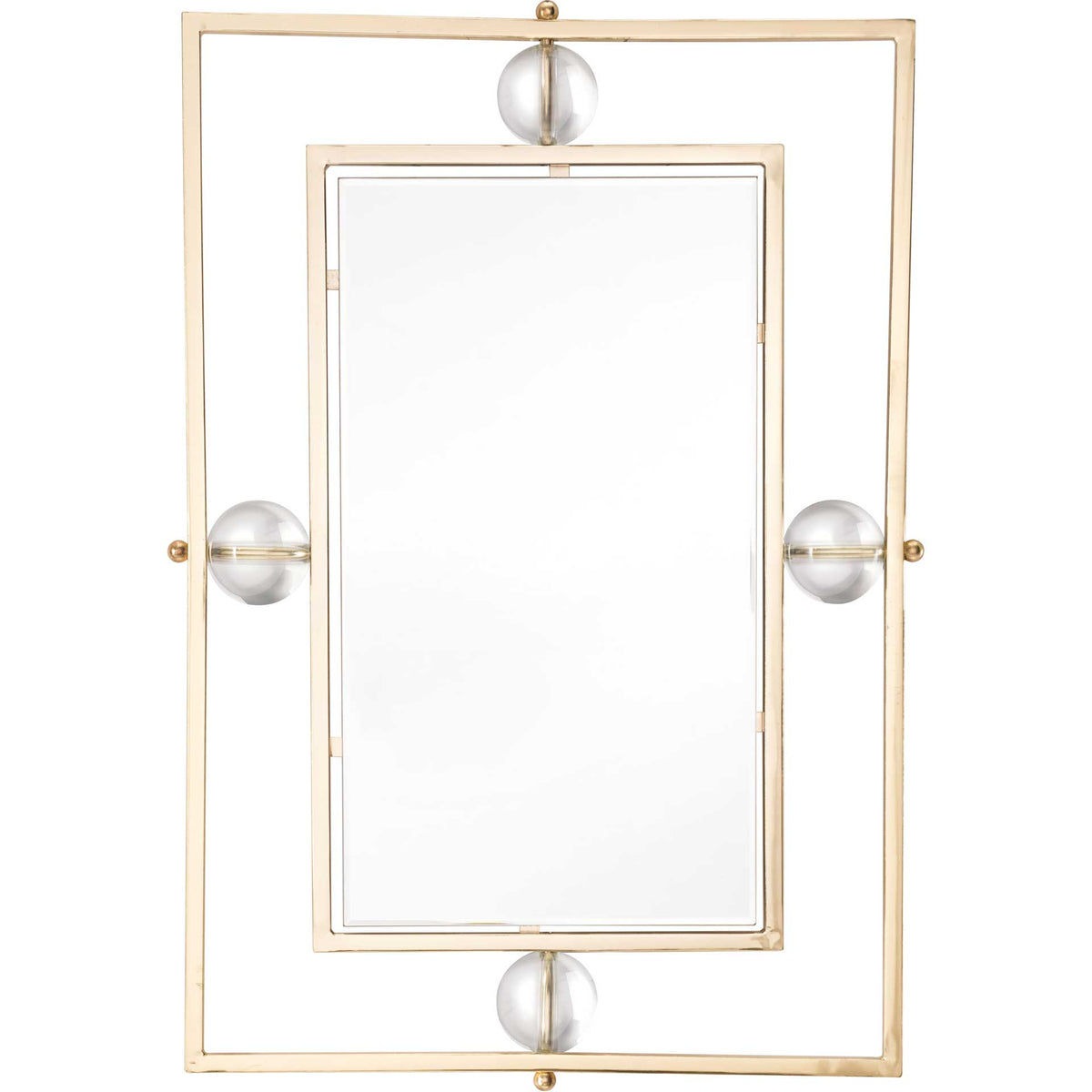 Floating Rectangle Lucite Mirror