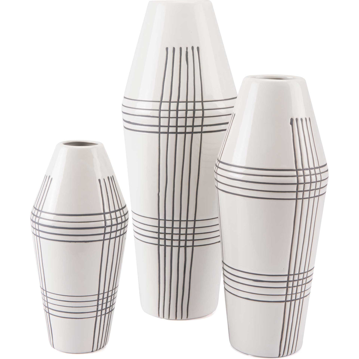 Ona Vase White/Black